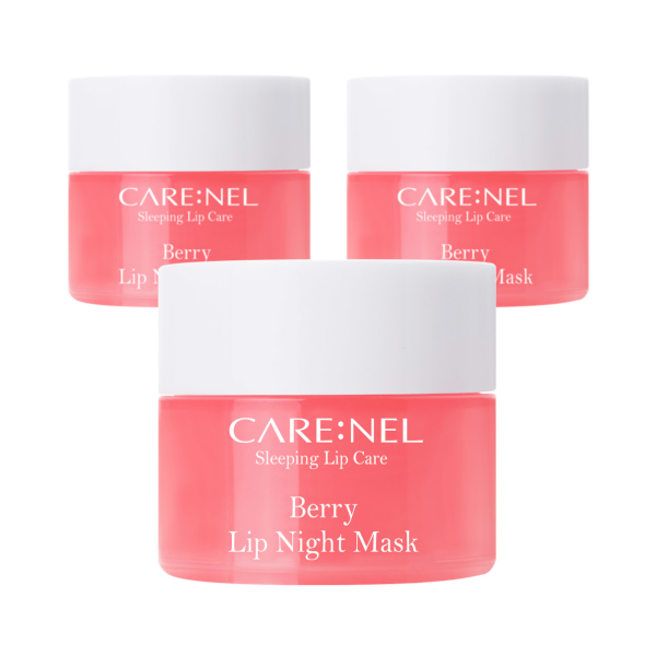 CARE:NEL - Berry Lip Night Mask Set - 5g*3elk Top Merken Winkel